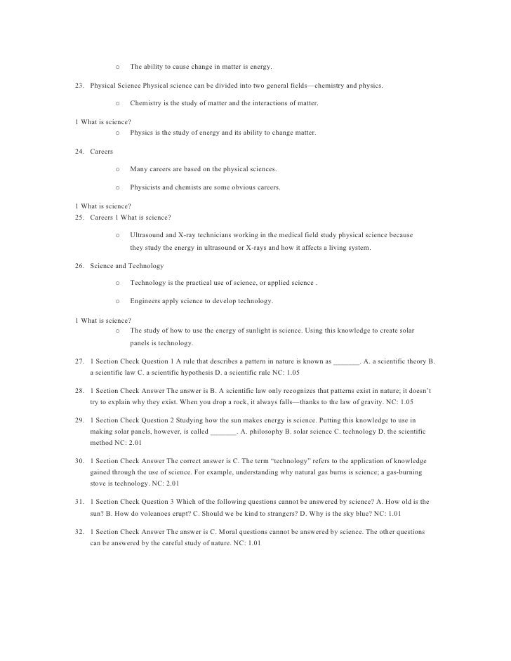 science and technology topics what is science
